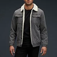Sherpa Trucker Denim Jacket