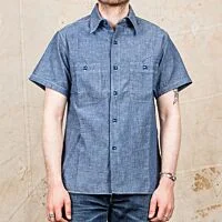 Short Sleeve Chambray Shirt