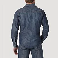 Slim Fit Denim Western Shirt
