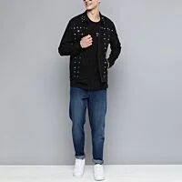 studded Denim Jacket