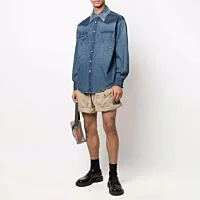 Two Tone Denim Shirt