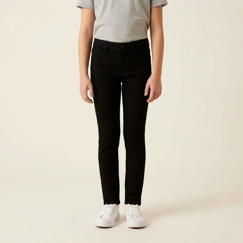 Slim Fit Jeans for Kids: Kids' Slim Custom Jeans jeans worn on a model