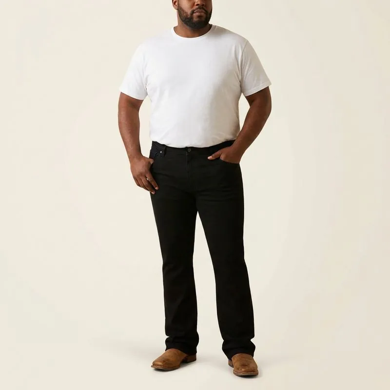 Men's Bootcut Jeans worn on a model