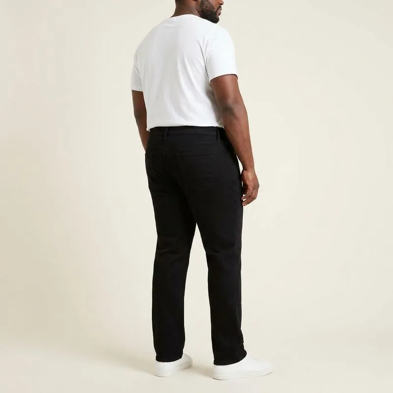 Big & Tall Jeans: Straight jeans worn on a model