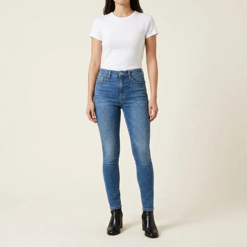 Women's Skinny Jeans worn on a model