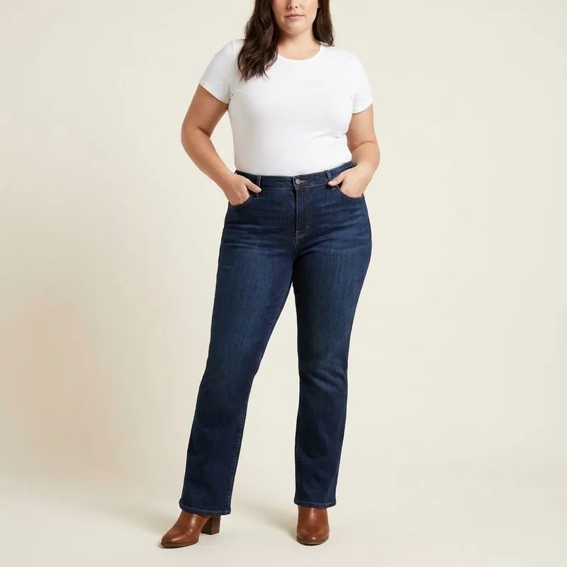Women's Bootcut Jeans worn on a model