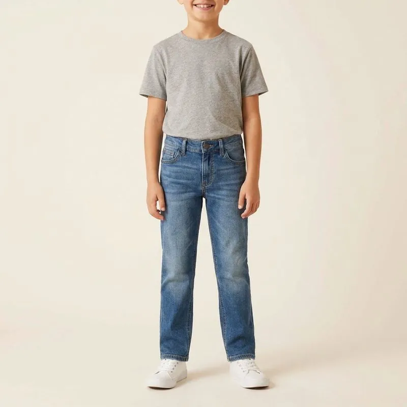 Kids' Husky Custom Jeans jeans, worn on a model
