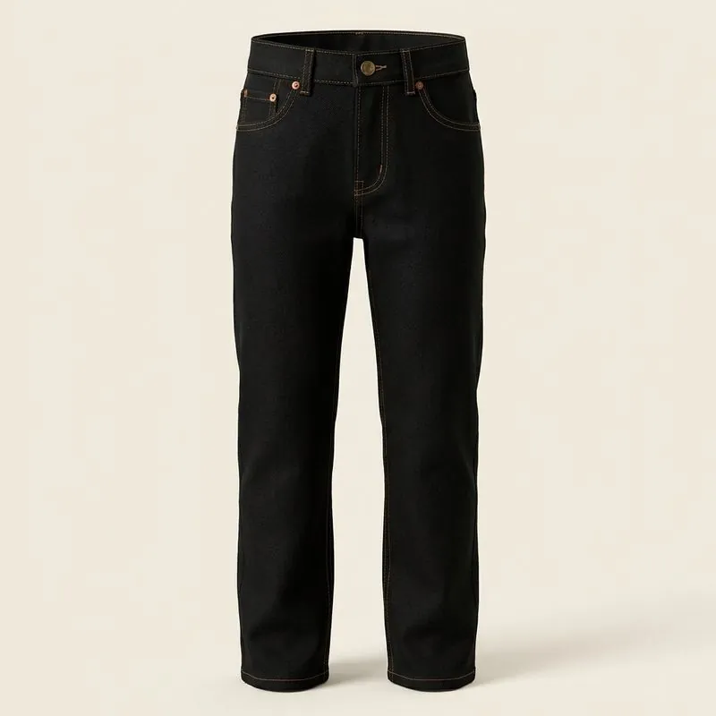 Kids' Regular Custom Jeans jeans in black wash, front