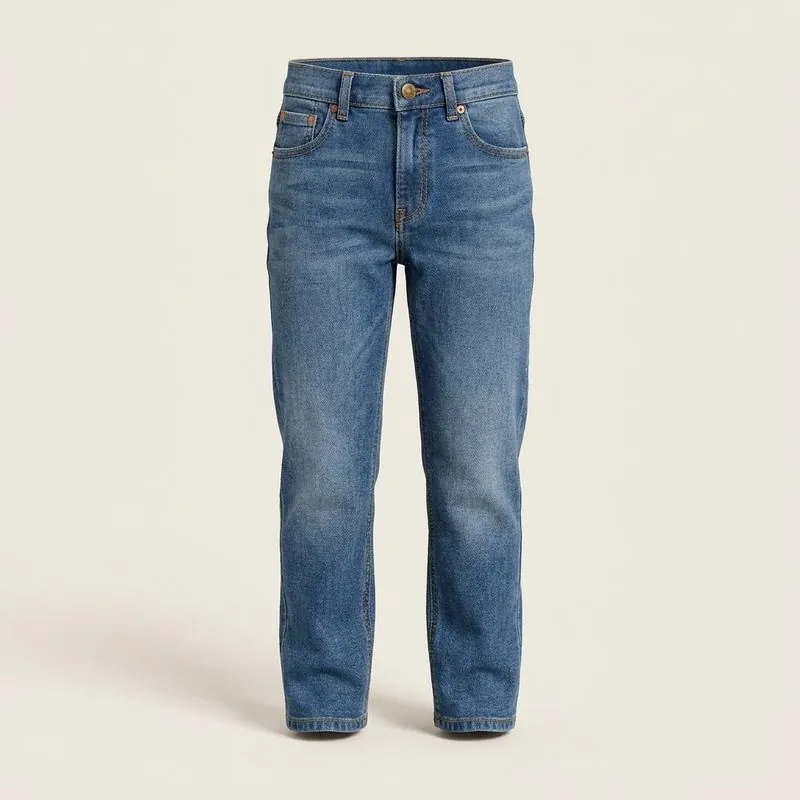 Jeans with numbered measuring points
