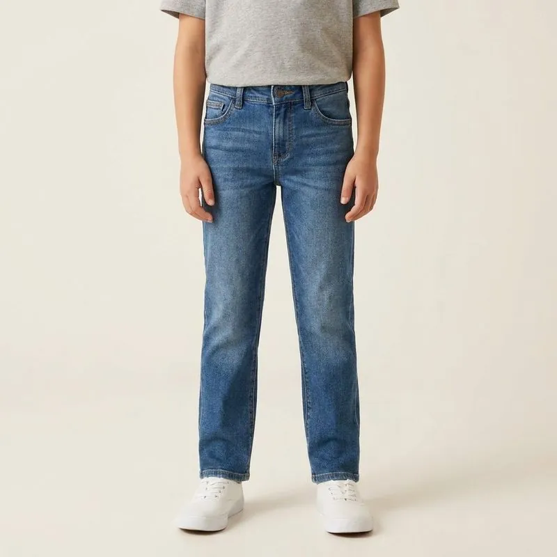 Kids' Regular Custom Jeans jeans, worn on a model