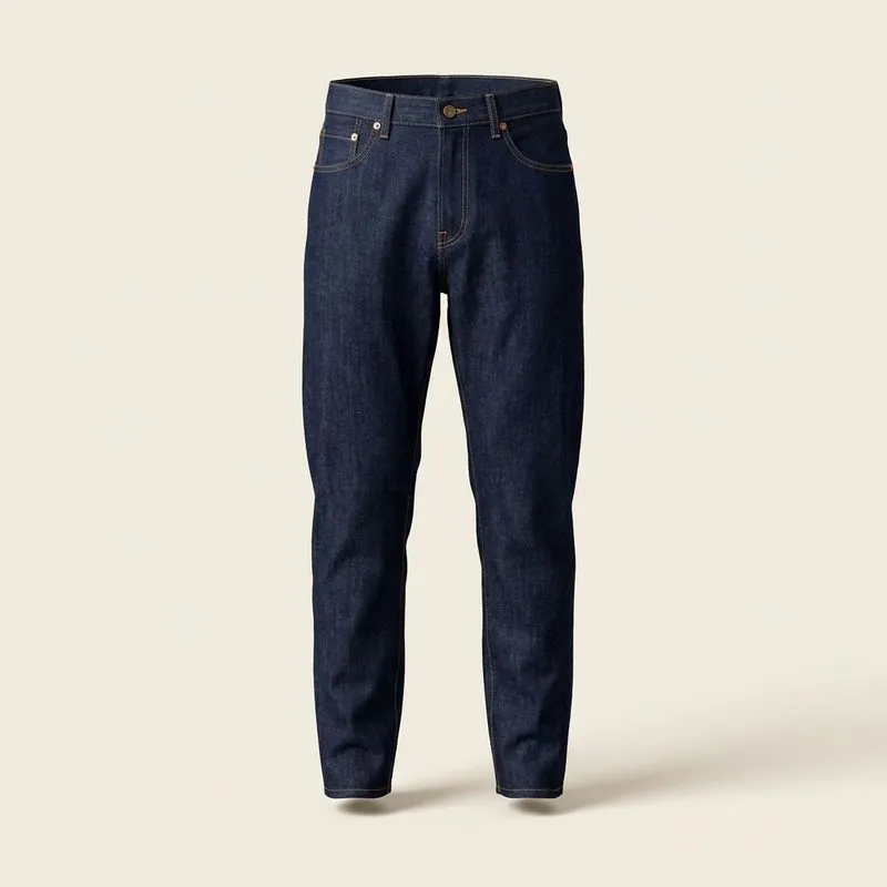 Athletic Taper jeans in dark wash, front