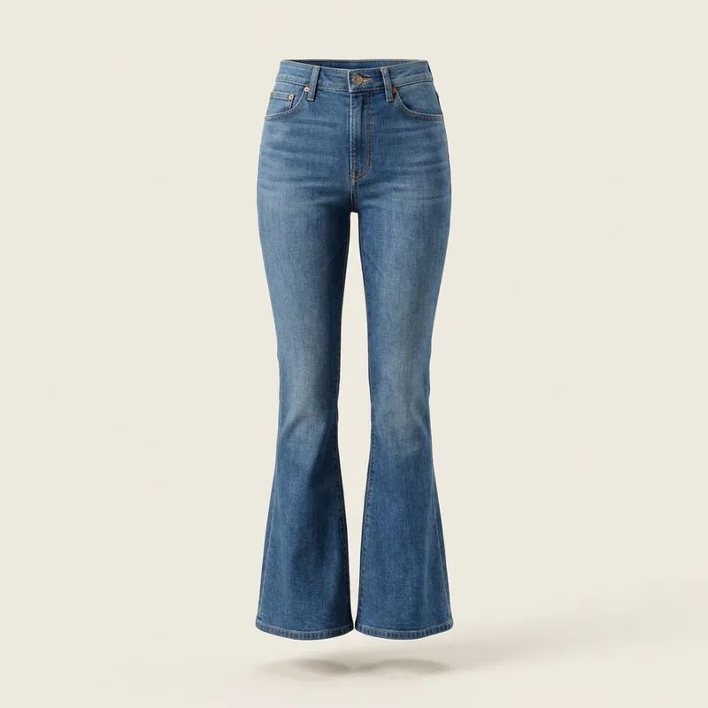 Women's Flare Jeans, front